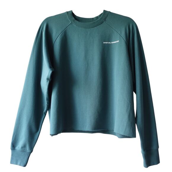 Spiritual Gangster Lizzy Cropped Sweatshirt Medium - Picture 2 of 7